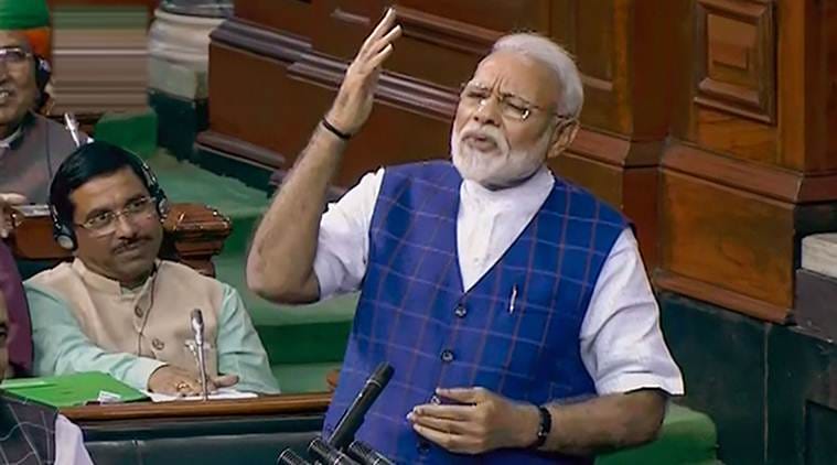 Narendra Modi, Lok Sabha, Modi Lok Sabha speech, Modi in Lok Sabha, Narsimha Rao, PV Narismha Rao, Arif Khan, India News, Indian Express