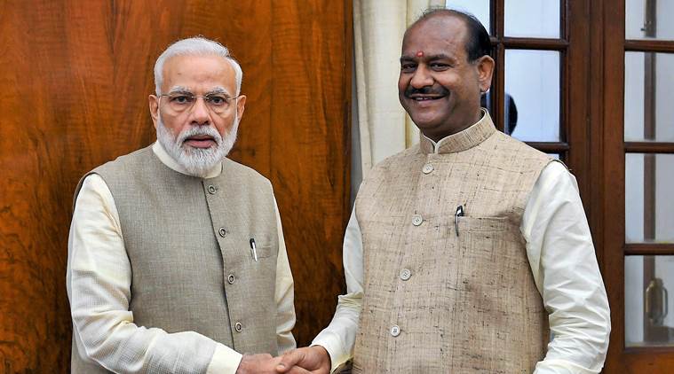  Om Birla, Modi, Modi Om Birla, Lok Sabha, Adhir Ranjan Chowdhury, Congress Lok Sabha, Sumalatha Amarnath, Mimi Chakraborty, Nusrat Jehan, Smriti Irani, Akhilesh Yadav, Gujarat congress, BJP Congress, Indian Express