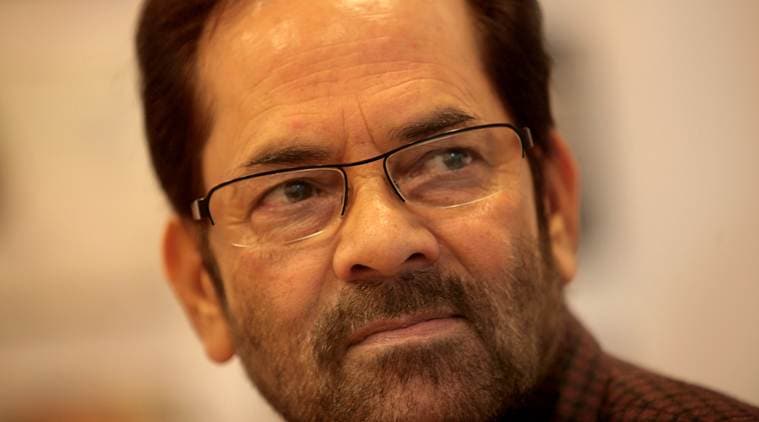 coronavirus, mukhtar abbas naqvi, india lockdown, ramzan, social distancing, indian express news