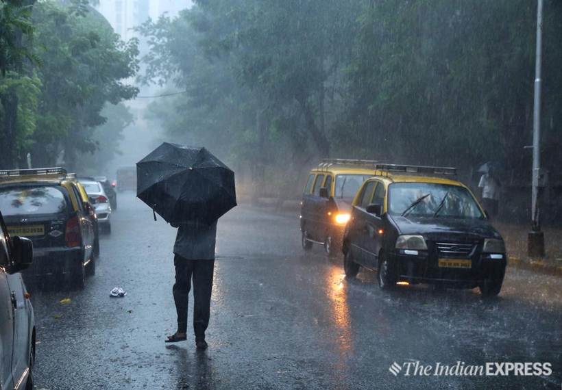 Mumbai rain, Monsoon, Mumbai Monsoon, Maharashtra rain, Southwest monsoon,Indian Express