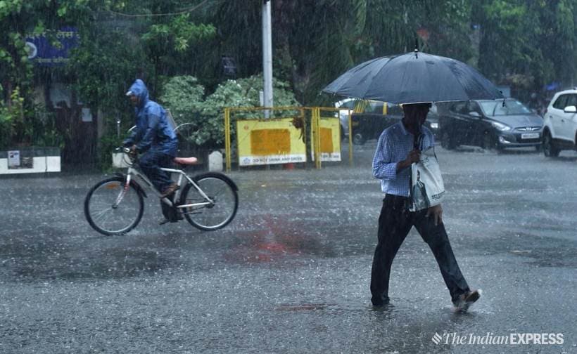 Mumbai rain, Monsoon, Mumbai Monsoon, Maharashtra rain, Southwest monsoon,Indian Express