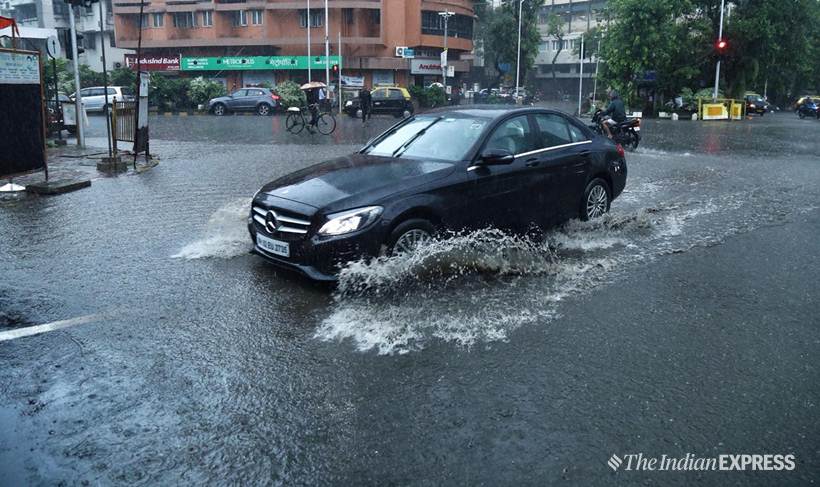 Mumbai rain, Monsoon, Mumbai Monsoon, Maharashtra rain, Southwest monsoon,Indian Express