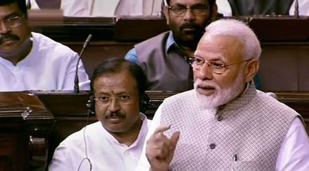 narendra modi, jharkhand lynching, jharkhand attack, jharkhand mob lynching, modi rajya sabha, jharkhand assault, modi on jharkhand attack, indian express