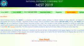 nest 2019, nest result, nest result 2019, nest 2019 results, nest results 2019, nestexam.in, nest admssion, NISER admission, NISER entrance exam, college admission, University of mumbai, university of mumbai admission, university of mumbai entrance exam, nest 2109, nest exam date, education news, indian express news