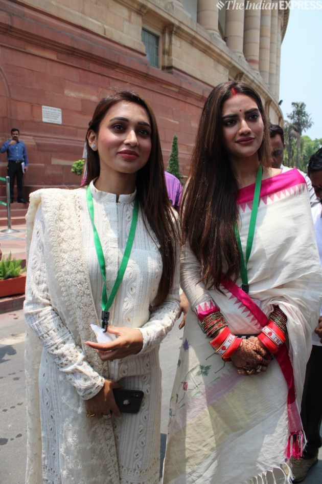 nusrat jahan and mimu chakraborty
