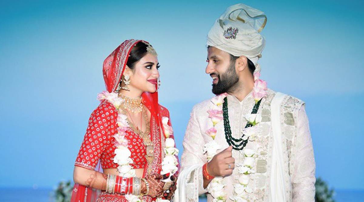 Nusrat Jahan marries businessman Nikhil Jain, shares first photo on social media | India News,The Indian Express