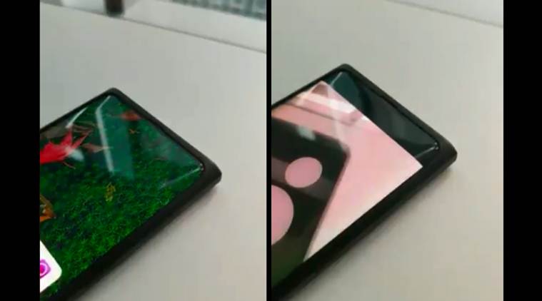 Oppo under-display selfie camera phone, under-display selfie camera technology, Oppo prototype phone with under-display selfie camera tech, Oppo