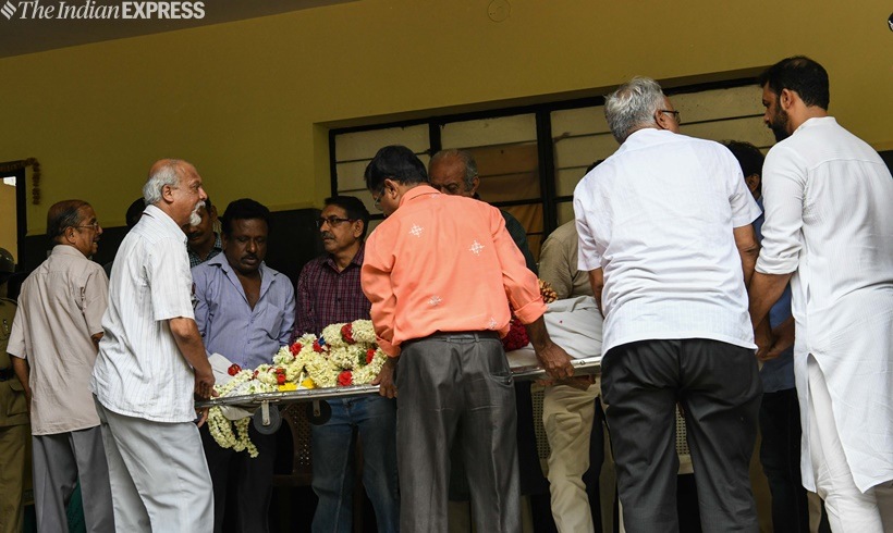girish karnad funeral