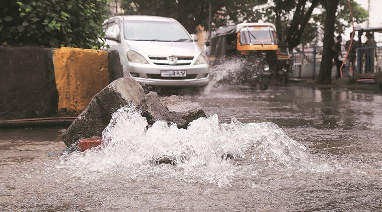 mumbai, rain, mumbai rain, rain in mumbai, monsoon, mumbai monsoon, imd, imd forecast, maximum temperature, mumbai weather, maharashtra monsoon, mumbai news, indian express news
