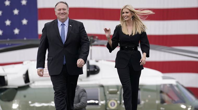 donald trump, ivanka trump, mike pompeo, us president donald trump, secretary of state mike pompeo, us secretary of state, trump kim meeting, world news, Indian Express