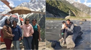 Prakash Raj is enjoying his vacation in Kashmir