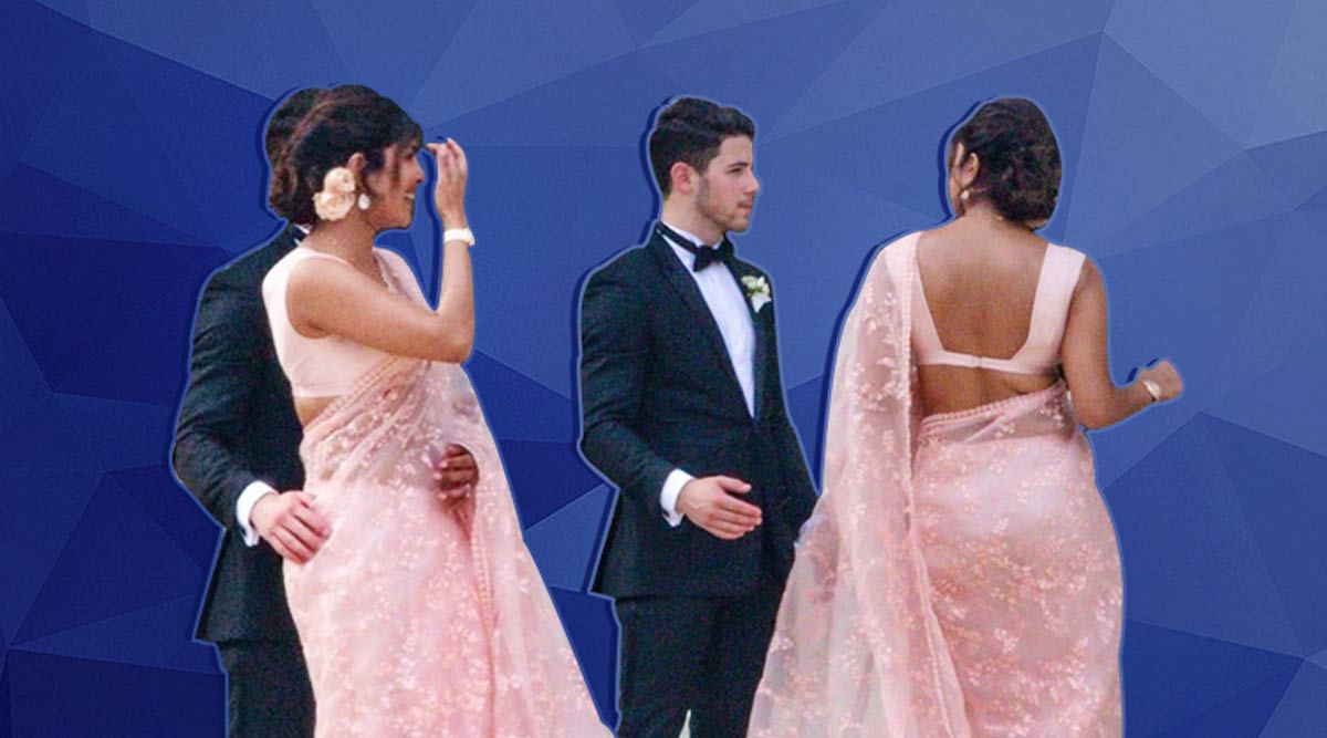 priyanka chopra wedding sari
