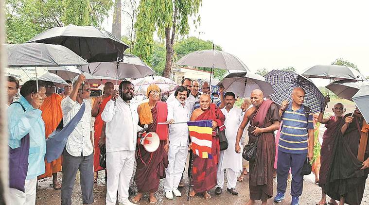 Dhammayatra Padyatra, pune Dhammayatra Padyatra, Jaystamb, lord buddha, lord buddha padyatra pune, buddha vihar, pune news