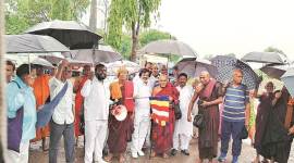 Dhammayatra Padyatra, pune Dhammayatra Padyatra, Jaystamb, lord buddha, lord buddha padyatra pune, buddha vihar, pune news