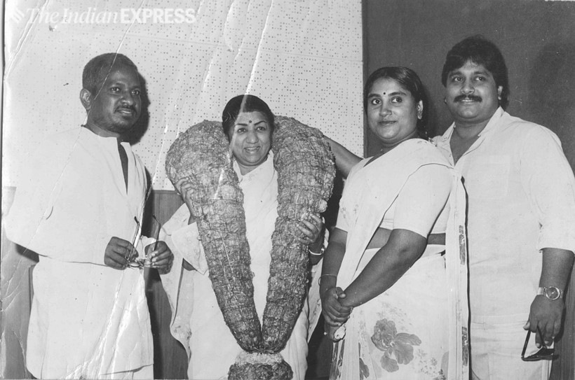 ilaiyaraaja with lata mangeshkar