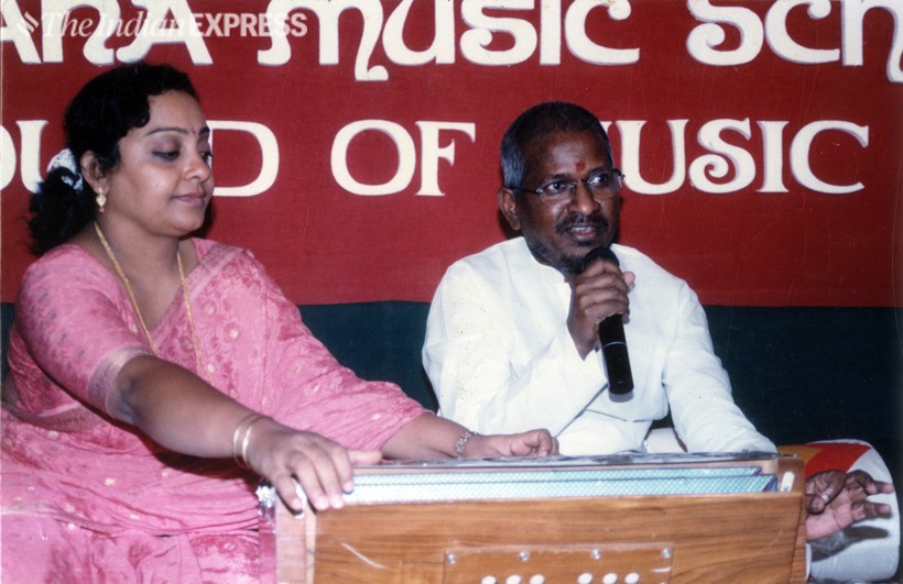 Manjula Gururaj and Ilaiyaraaja