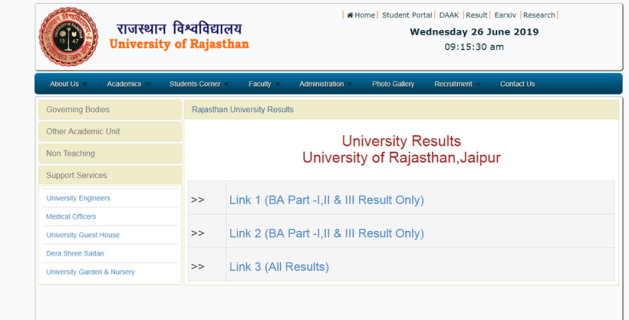 uniraj result, b a 1 year result 2019 rajasthan university, ba 2 year result 2019 uniraj roll no, bsc result 2019 rajasthan,, uniraj, uniraj results,