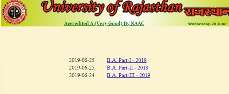 uniraj.ac.in, uniraj, uniraj result, uniraj result 2019, uniraj ba result 2019, rajasthan university, rajasthan university result, rajasthan university result 2019, uniraj result 2019 ba part 2, uniraj result 2019 ba part 1, rajasthan university 1st year result, rajasthan university 1st year result 2019, rajasthan university 2nd year result