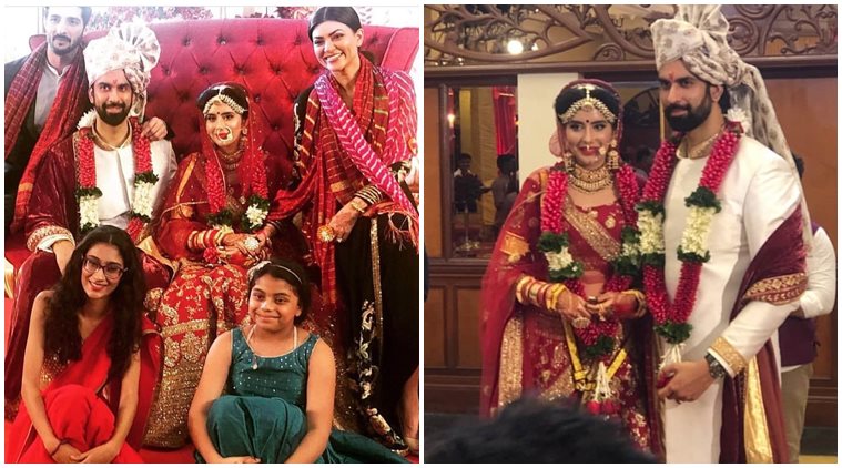 Rajeev Sen Charu Asopa wedding photo Sushmita Sen, boyfriend Rohman Shawl