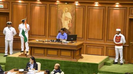 goa, goa assembly, goa legislative assembly, goa assembly speaker, goa legislative assembly speaker, goa speaker, rajesh patnekar speaker goa, goa seembly speaker rajesh patnekar, rajesh patnekar, patnekar, pratapsinh rane, pramod sawant, indian express news