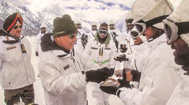 jammu kashmir bifurcation, Siachen glacier, Siachen glacier tourists, siachen tourism, Rajnath Singh Siachen, indian express
