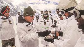 jammu kashmir bifurcation, Siachen glacier, Siachen glacier tourists, siachen tourism, Rajnath Singh Siachen, indian express