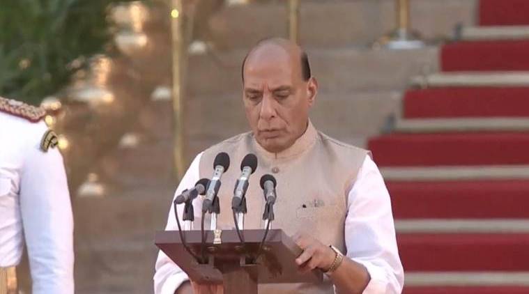 rajnath singh, cabinet minister, security cabinet, navy chief, admiral, extension, three month extension, indian express