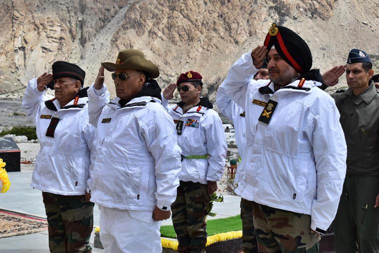 Rajnath Singh Visits Siachen, Reviews Security Situation At Highest 