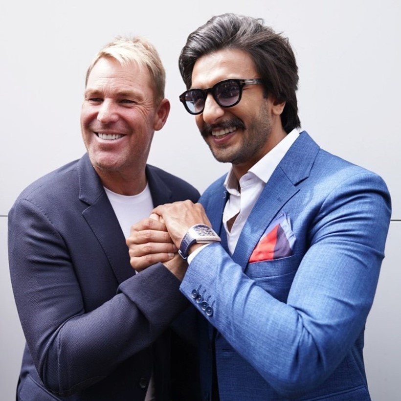ranveer singh shane warne