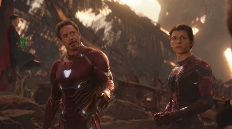 Iron Man and Peter Parker 