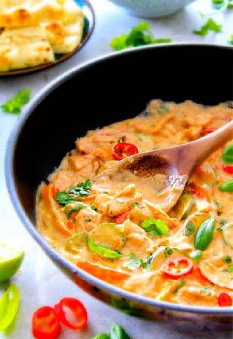 Veg red Thai curry, Quinoa bhel, Asian idli, idli, thai curry, bhel, bombay bhel