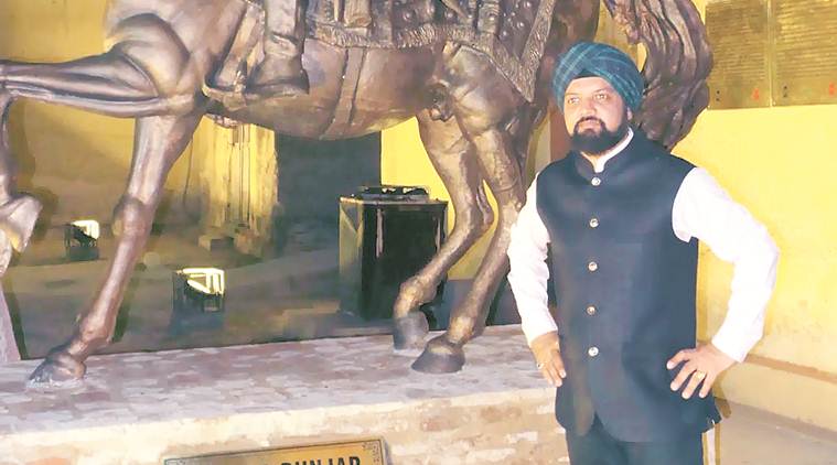 Lahore, Lahore news, Maharaja Ranjit Singh statue, Ranjit singh statue Lahore, Sikh artefacts, Sikh heritage, India news, Indian Express