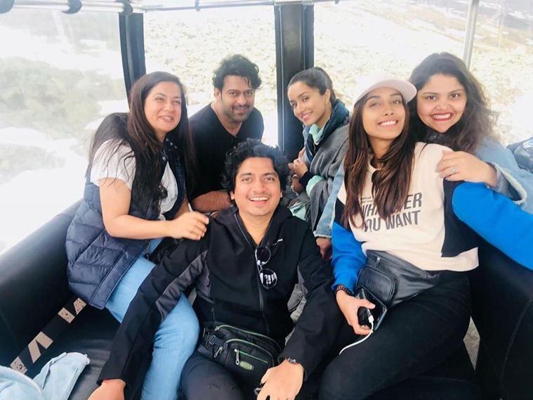 prabhas, shraddha kapoor saaho shoot