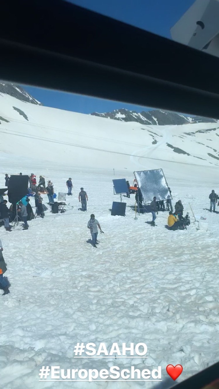 saaho shoot photos