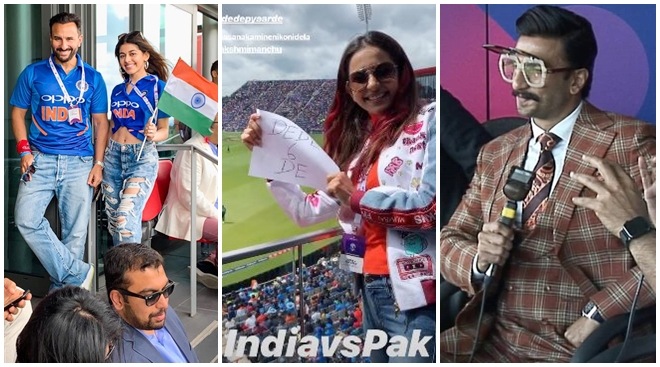 India vs Pakistan World Cup match: Saif, Rakul, Ranveer ... - 660 x 367 jpeg 104kB