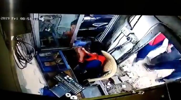 Gurgaon news, Female manhandled, Female manhandled at toll plaza, Female toll collector assaulted, Female assaulted, Female toll collector assaulted Female manhandled in Gurgaon, Female toll collector manhandled, Indian Express news