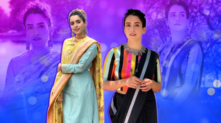 Sanya Malhotra, Sanya Malhotra fashion, Sanya Malhotra ethnic looks,