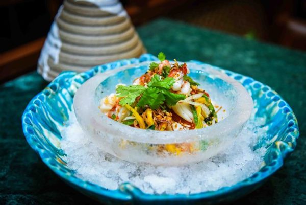 summer seafood salad, summer salad, Vietnamese dishes, indain express, indian express food