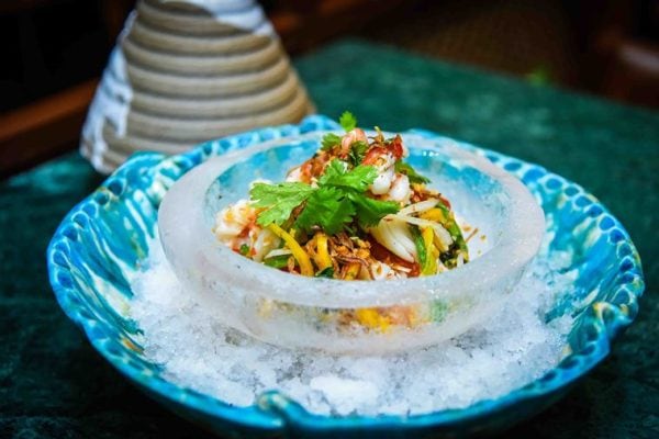 summer seafood salad, summer salad, Vietnamese dishes, indain express, indian express food