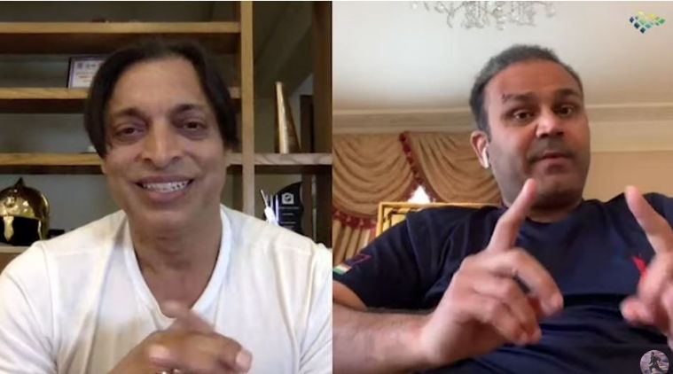 Sehwag and Akhtar