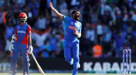 Mohammad Shami hattrick, Shami hattrick, ind vs afg, afghanistabn, Mohammad Shami, Virat Kohli, Nabi, Rashid Khan, World Cup 2019, ICC world cup, India News, indian Express, Sports News