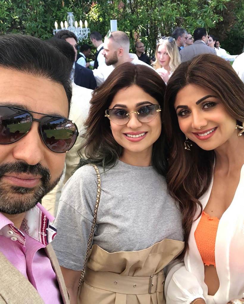 Shamita, shilpa, raj