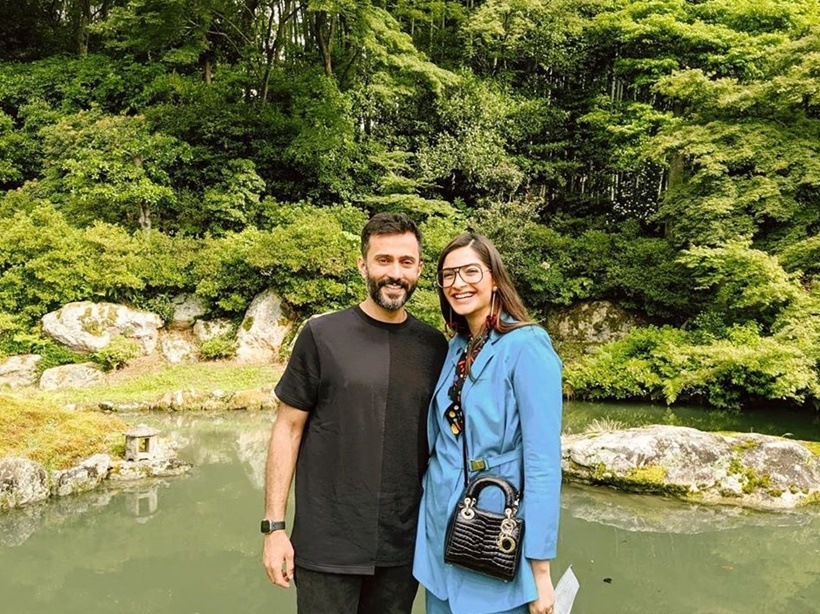 sonam, anand japan vacation