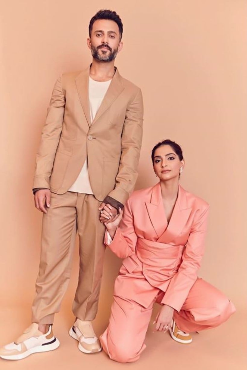 sonam kapoor with husband