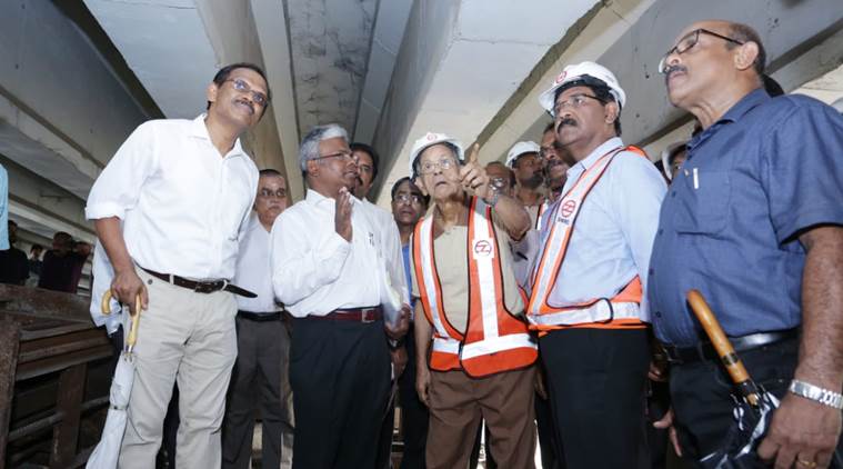 palarivattom, palarivattom flyover, kerala flyover corruption, kochi flyover corruption, pinarayi vijayan, e sreedharan, indian express