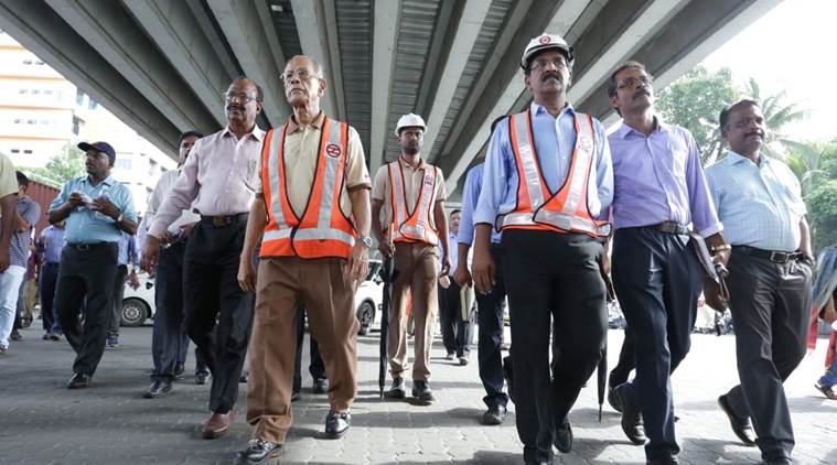 palarivattom, palarivattom flyover, kerala flyover corruption, kochi flyover corruption, pinarayi vijayan, e sreedharan, indian express