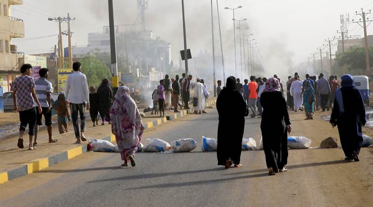 Sudan, Sudan protest, Omar al Bashir, Omar al Bashir Sudan, Sudan news, Sudan protest news, Khartoum attack, Sudan Khartoum attack, World news, Indian Express