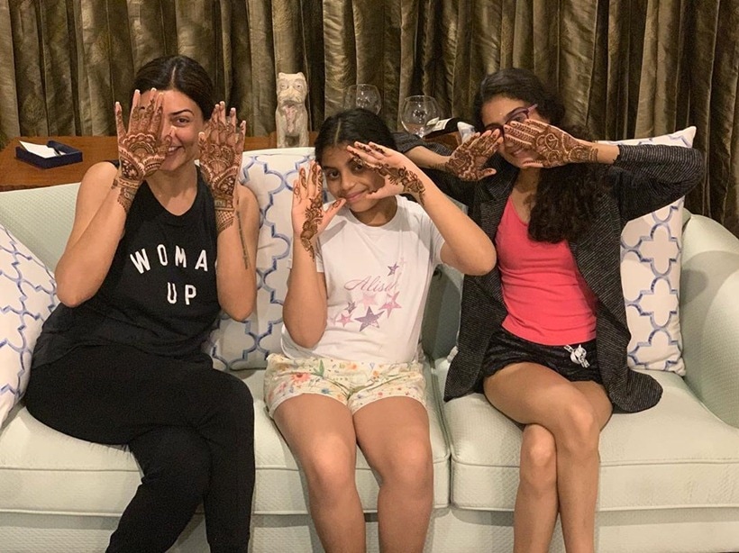 sushmita sen daughters