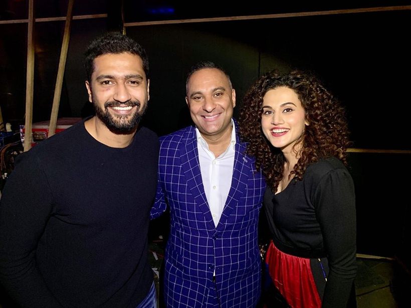 taapsee pannu, vicky kaushal at russell peters show