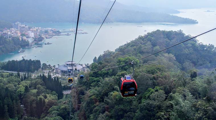 A Lake In Taiwan Surrounded By Misty Mountains And A Scenic Cycle Track Sprawls Like A Chinese Scroll Painting Eye News The Indian Express